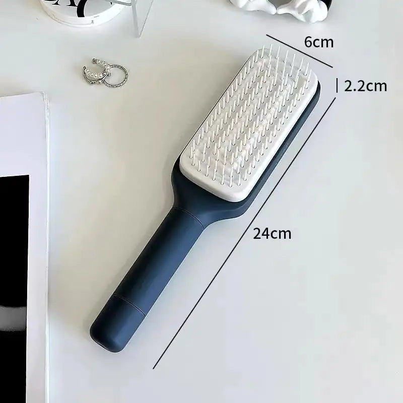 4 in 1 Self-Cleaning Anti-Static Hairbrush