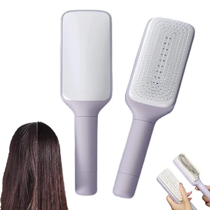 4 in 1 Self-Cleaning Anti-Static Hairbrush